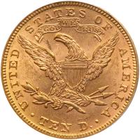 1893 $10 Liberty PCGS MS62 - 2