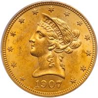 1907 $10 Liberty PCGS MS62