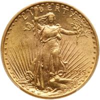 1915-S $20 St. Gaudens PCGS MS64