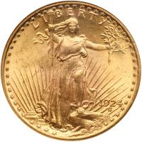 1924 $20 St. Gaudens NGC MS66