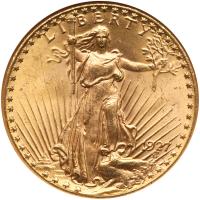 1927 $20 St. Gaudens NGC MS65