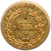 1872 Dollar Round. Breen and Gillio-1207, Rarity 4 - 2