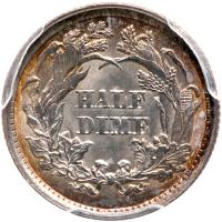 1861 Liberty Seated H10C PCGS MS64 - 2