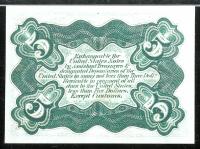 1864, 5Â¢ Fractional Currency. Third Issue, green reverse, obverse with a PMG G - 2