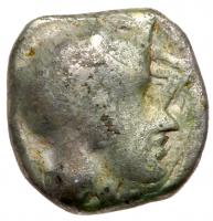 Philistia, Uncertain mints. Silver Obol (0.78 g), Mid 5th century-333 BC. About