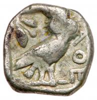 Philistia, Uncertain mints. Silver Obol (0.78 g), Mid 5th century-333 BC. About - 2