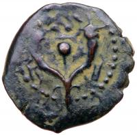 Judaea, Hasmonean Kingdom. Alexander Jannaeus. Ã Prutah (1.61 g), 103-76 BCE Cho - 2