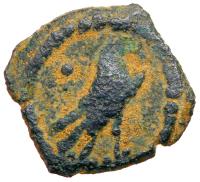 Judaea, Herodian Kingdom. Herod I. Ã Lepton (0.79 g), 40 BCE-4 CE Choice VF - 2