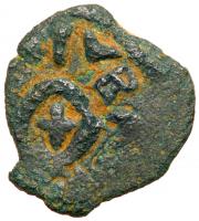 Judaea, Herodian Kingdom. Herod I. Ã Prutah (1.45 g), 40 BCE-4 CE VF