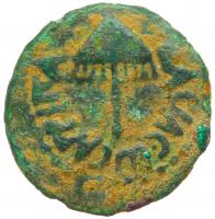 Judaea, Herodian Kingdom. Agrippa I. Ã Prutah (2.41 g), 37-44 CE VF