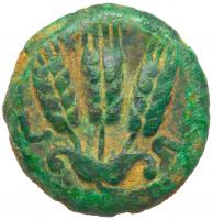 Judaea, Herodian Kingdom. Agrippa I. Ã Prutah (2.41 g), 37-44 CE VF - 2