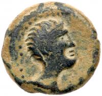 Samaria, Nysa-Scythopolis. Bassus. Ã (5.14 g), Proconsul, 46-44 BC VF