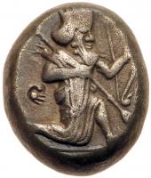 Achaimenidian Kingdom. Darius I to Xerxes I. Silver Siglos (5.29g), 505-480 BC C