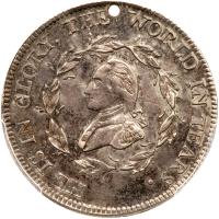 (1800) Washington Funeral Urn Medal in Silver Baker-166a, GW-70 Rarity-6 PCGS graded MS61 - 2