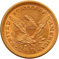 1878-S $2.50 Liberty PCGS AU58 - 2