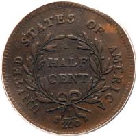 1795 C-6a R2 Plain Edge without Pole ANACS graded VG10 - 2