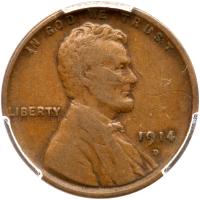 1914-D Lincoln 1C PCGS F15