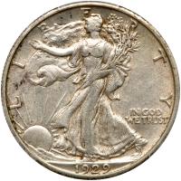 1929-S Liberty Walking 50C PCGS EF45