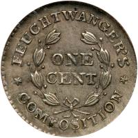 1837 Feuchtwanger Cent. HT-268(3E) NGC MS62 - 2