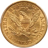 1906 $5 Liberty PCGS MS62 - 2