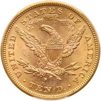 1880-S $10 Liberty PCGS Unc - 2