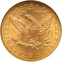 1885-S $10 Liberty NGC MS61 - 2