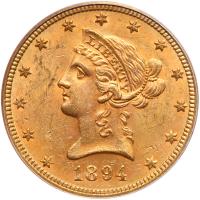 1894 $10 Liberty PCGS MS62