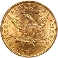 1907 $10 Liberty PCGS MS62 - 2