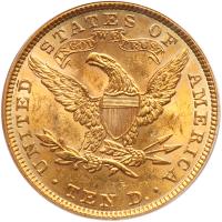 1907 $10 Liberty PCGS MS62 - 2