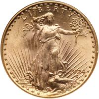 1924 $20 St. Gaudens NGC MS65