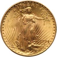 1924 $20 St. Gaudens PCGS MS64