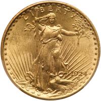 1924 $20 St. Gaudens PCGS MS63