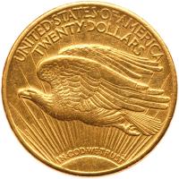 1924 $20 St. Gaudens Sharpness of EF - 2