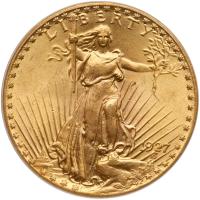 1927 $20 St. Gaudens PCGS MS63