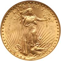 1927 $20 St. Gaudens NGC MS63