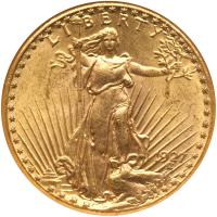 1927 $20 St. Gaudens NGC MS63