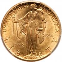 1926 Sesquicentennial Gold $2.50 PCGS MS63