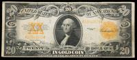 1922, $20 Gold Certificate Sharpness of Fine