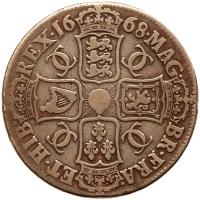 Great Britain. Crown, 1668 Good - 2