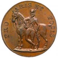 Great Britain. Suffolk. Halfpenny Token, 1795 Unc