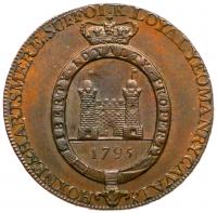 Great Britain. Suffolk. Halfpenny Token, 1795 Unc - 2