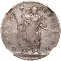 Italian States: Piedmont. 5 Francs, AN 10 (1801) NGC VF20