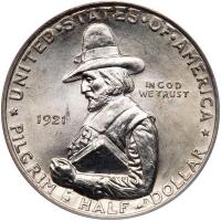 1921 Pilgrim 50C PCGS MS65
