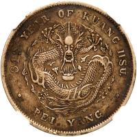 Chinese Provinces: Chihli. Dollar, Year 34 (1908) NGC EF