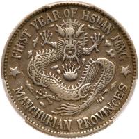 Chinese Provinces: Manchurian Provinces. 20 Cents, ND (1910) PCGS VF