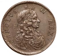 Great Britain. Charles II Pattern Silver Broad, 1660 NGC MS63