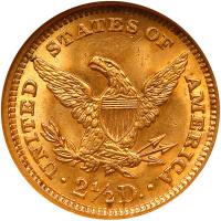 1907 $2.50 Liberty NGC MS64 - 2