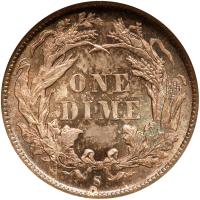 1887-S Liberty Seated 10C NGC MS67 - 2