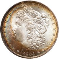 1884-O Morgan $1 PCGS MS66