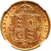 Great Britain. Half Sovereign, 1892 NGC Unc - 2